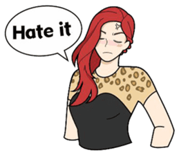 Byuti (English) sticker #12747007