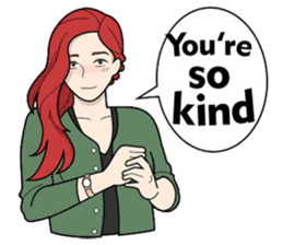 Byuti (English) sticker #12747008