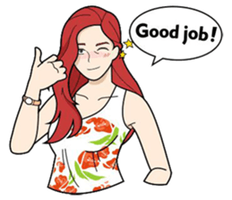 Byuti (English) sticker #12747012