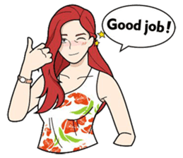 Byuti (English) sticker #12747012