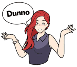 Byuti (English) sticker #12747019