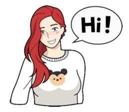 Byuti (English) sticker #12747020