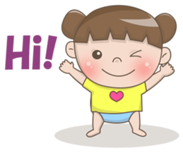 Cute Baby Dana sticker #12747070