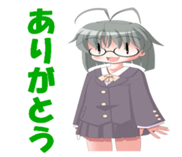 Girl Stamp Sticker sticker #12747264