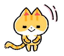 cute cat GOEMON (ENGLISH) sticker #12747351