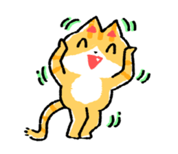 cute cat GOEMON (ENGLISH) sticker #12747352