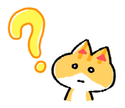 cute cat GOEMON (ENGLISH) sticker #12747353