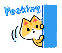 cute cat GOEMON (ENGLISH) sticker #12747354