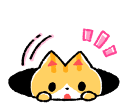 cute cat GOEMON (ENGLISH) sticker #12747355