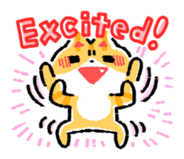 cute cat GOEMON (ENGLISH) sticker #12747360