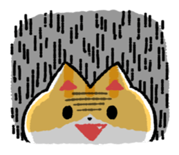 cute cat GOEMON (ENGLISH) sticker #12747362