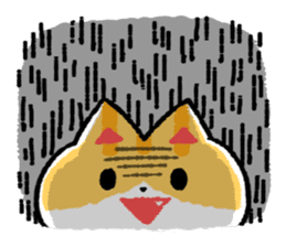 cute cat GOEMON (ENGLISH) sticker #12747362