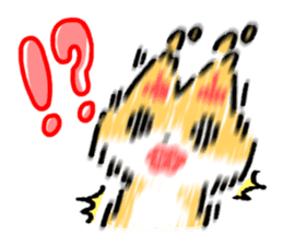 cute cat GOEMON (ENGLISH) sticker #12747370