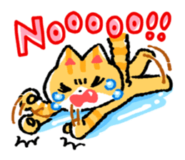 cute cat GOEMON (ENGLISH) sticker #12747371