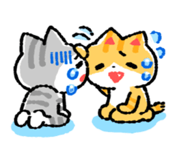 cute cat GOEMON (ENGLISH) sticker #12747376