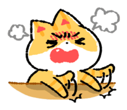 cute cat GOEMON (ENGLISH) sticker #12747377