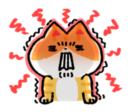 cute cat GOEMON (ENGLISH) sticker #12747378