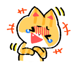 cute cat GOEMON (ENGLISH) sticker #12747381