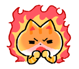 cute cat GOEMON (ENGLISH) sticker #12747385