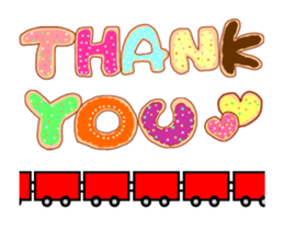 Sticker of movement of the birthday sticker #12748230