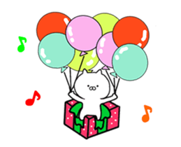 Sticker of movement of the birthday sticker #12748234