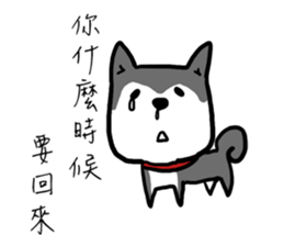 Message squarefish trouble sticker #12748626