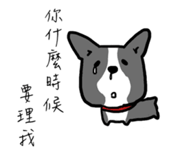 Message squarefish trouble sticker #12748628