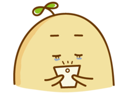 Lazy Potato Man sticker #12749255