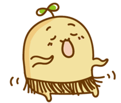 Lazy Potato Man sticker #12749266