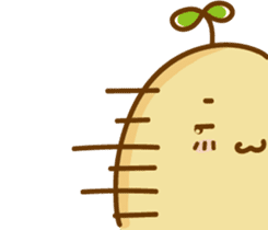 Lazy Potato Man sticker #12749275