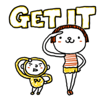 ozizo's MAME MAME ROCK ver.2 moving! sticker #12750341