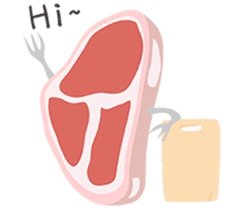 butcher's shop sticker #12751966