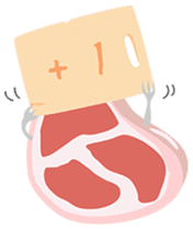 butcher's shop sticker #12751967