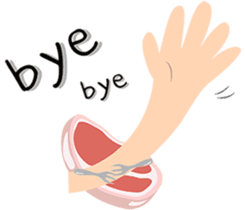 butcher's shop sticker #12751968