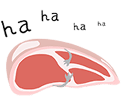 butcher's shop sticker #12751969