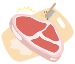 butcher's shop sticker #12751977