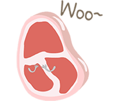 butcher's shop sticker #12751978