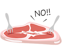 butcher's shop sticker #12751981