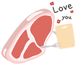 butcher's shop sticker #12751984