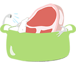 butcher's shop sticker #12751994