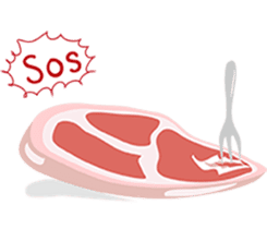 butcher's shop sticker #12751999