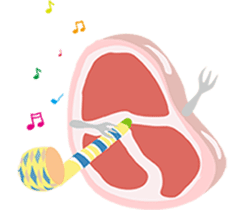 butcher's shop sticker #12752003