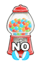 Gumball machine Sticker sticker #12752175