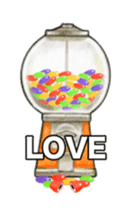 Gumball machine Sticker sticker #12752187