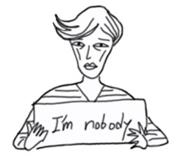 we are nobody sticker #12753696