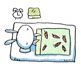 Deadpan Rabbit, When I see. sticker #12754086