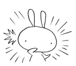 Deadpan Rabbit, When I see. sticker #12754093