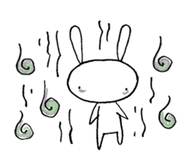 Deadpan Rabbit, When I see. sticker #12754099