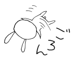 Deadpan Rabbit, When I see. sticker #12754111