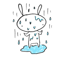 Deadpan Rabbit, When I see. sticker #12754114